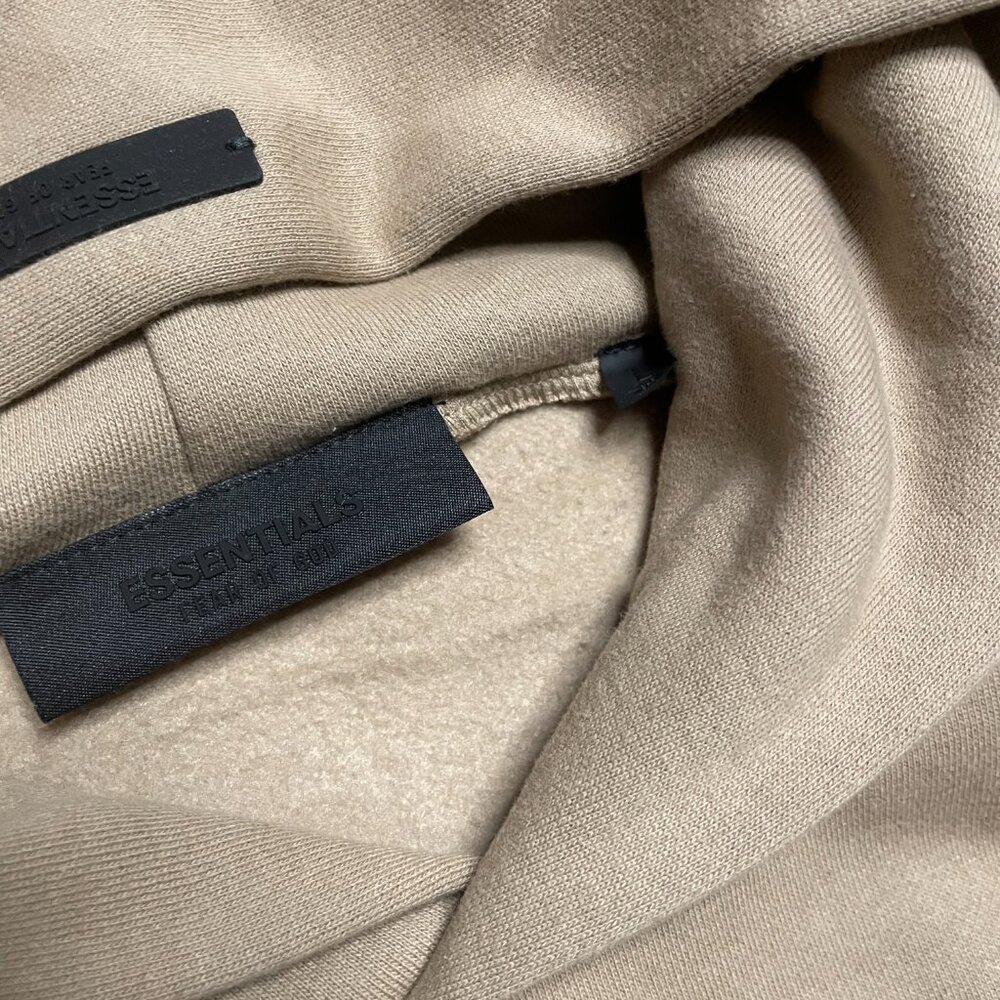 FOG - Fear of God Essentials Desert Sand Fleece Hoodie - (READ DESCRIPTION) - Picture 7 of 11